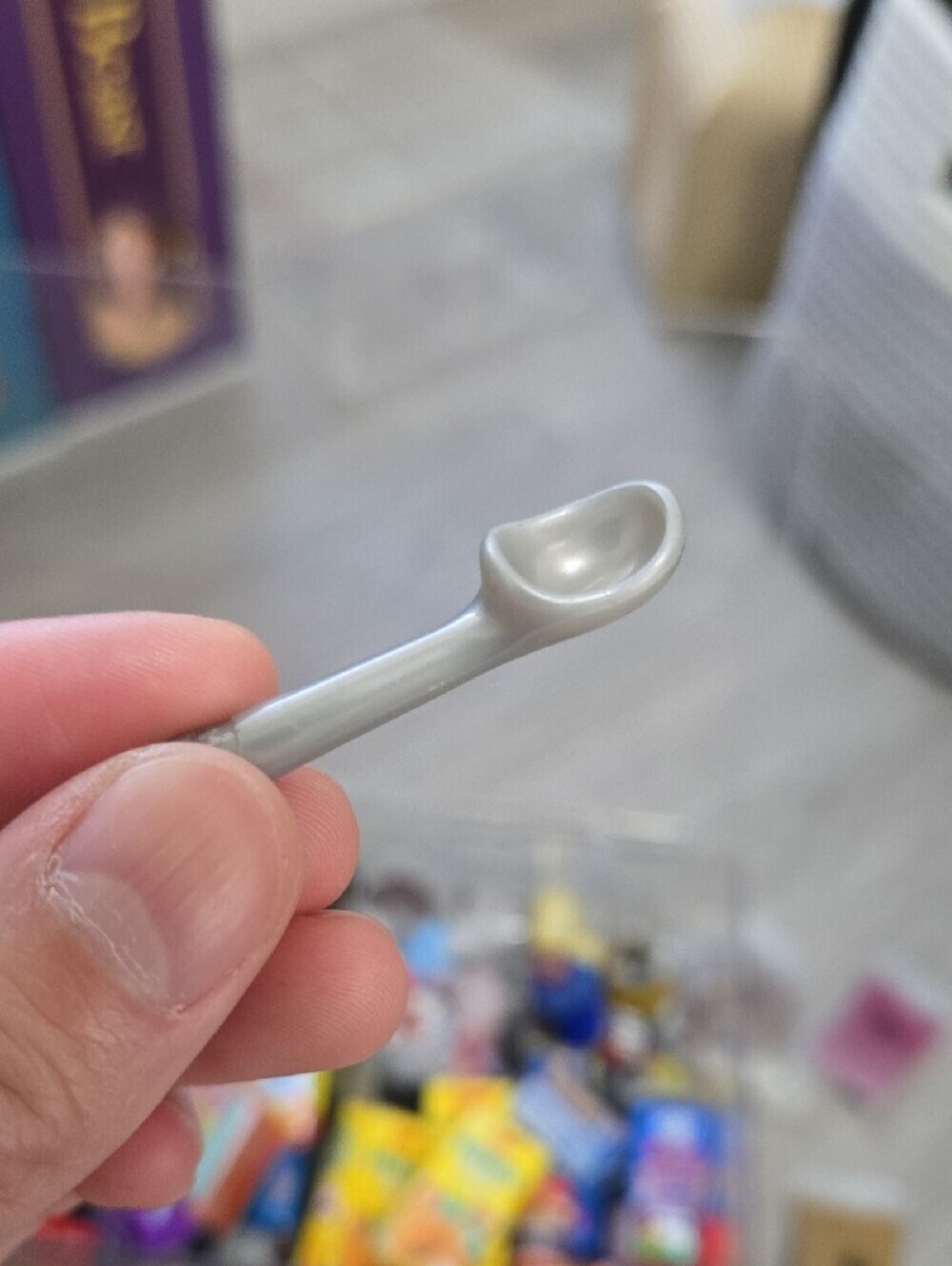 Miniature Silver Plastic Scoops - Set of 2 Small Ice Cream Scoopers (Qty 2) - Picture 3 of 3